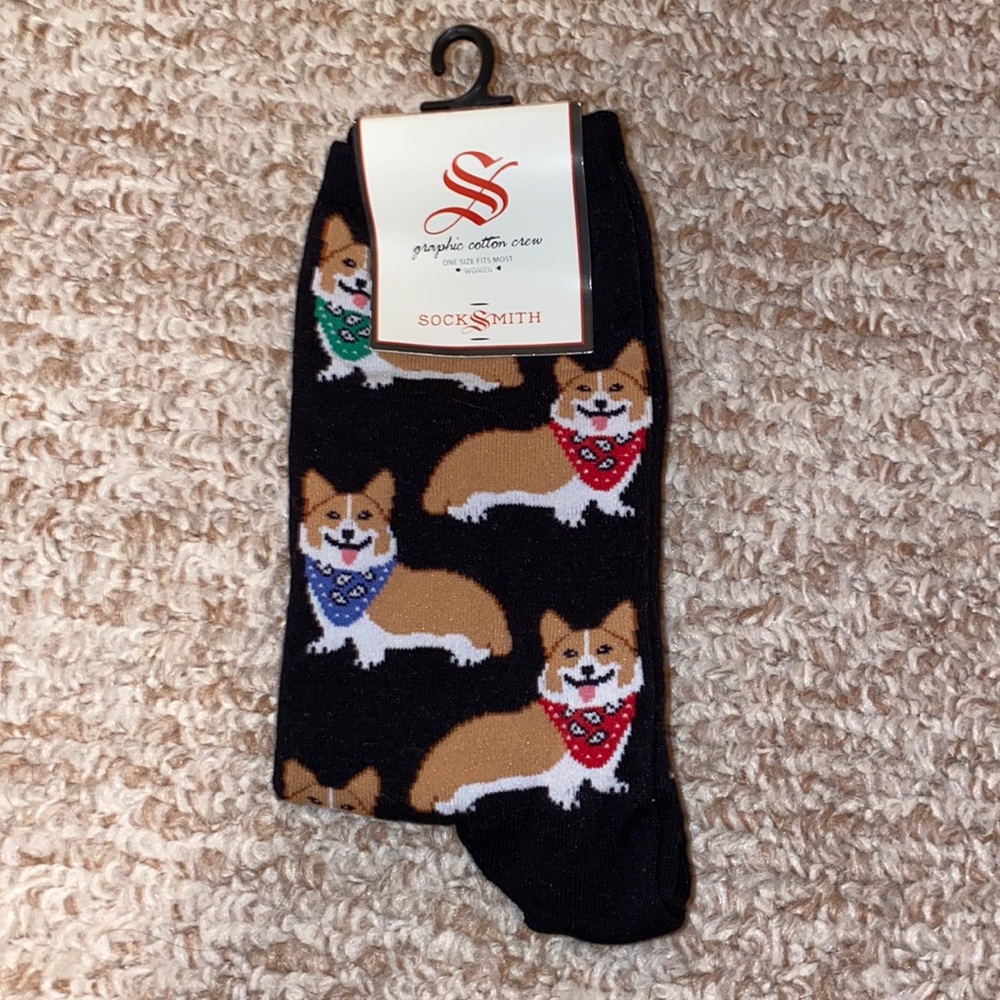 Cotton Corgi Socks